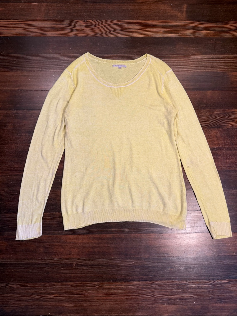 GAP Light Yellow Crewneck Sweater